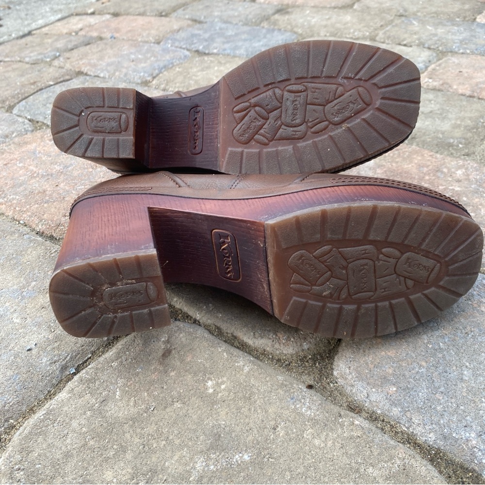 Gently worn 😍Korks kork-ease Robin clogged heeled bootie - Picture 9 of 14